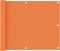 vidaXL - Balkonscherm - 75x500 - cm - oxford - stof - oranje