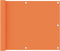 vidaXL - Balkonscherm - 75x500 - cm - oxford - stof - oranje