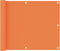 vidaXL - Balkonscherm - 75x500 - cm - oxford - stof - oranje