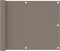 vidaXL - Balkonscherm - 75x500 - cm - oxford - stof - taupe