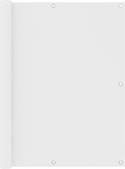 vidaXL - Balkonscherm - 75x500 - cm - oxford - stof - zwart