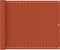 vidaXL - Balkonscherm - 75x600 - cm - HDPE - oranje