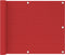 vidaXL - Balkonscherm - 75x600 - cm - HDPE - rood