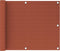 vidaXL - Balkonscherm - 75x600 - cm - HDPE - terracottakleurig