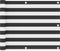 vidaXL - Balkonscherm - 75x600 - cm - oxford - stof - antraciet - en - wit