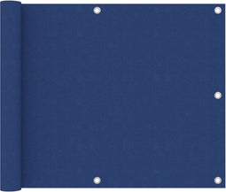vidaXL - Balkonscherm - 75x600 - cm - oxford - stof - blauw
