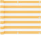 vidaXL - Balkonscherm - 75x600 - cm - oxford - stof - wit - en - geel