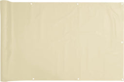 vidaXL - Balkonscherm - 800x90 - cm - PVC - crèmekleurig