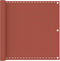 vidaXL - Balkonscherm - 90x300 - cm - HDPE - terracottakleurig
