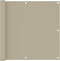 vidaXL - Balkonscherm - 90x300 - cm - oxford - stof - beige