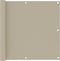 vidaXL - Balkonscherm - 90x300 - cm - oxford - stof - beige
