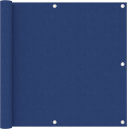 vidaXL - Balkonscherm - 90x300 - cm - oxford - stof - blauw