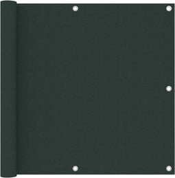 vidaXL - Balkonscherm - 90x300 - cm - oxford - stof - donkergroen