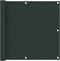 vidaXL - Balkonscherm - 90x300 - cm - oxford - stof - donkergroen