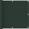 vidaXL - Balkonscherm - 90x300 - cm - oxford - stof - donkergroen