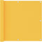 vidaXL - Balkonscherm - 90x300 - cm - oxford - stof - geel