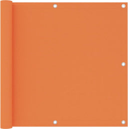 vidaXL - Balkonscherm - 90x300 - cm - oxford - stof - oranje