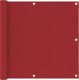 vidaXL - Balkonscherm - 90x300 - cm - oxford - stof - rood