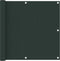 vidaXL - Balkonscherm - 90x400 - cm - oxford - stof - donkergroen