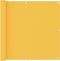 vidaXL - Balkonscherm - 90x400 - cm - oxford - stof - geel