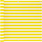 vidaXL - Balkonscherm - 90x500 - cm - HDPE - geel - en - wit