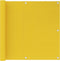 vidaXL - Balkonscherm - 90x500 - cm - HDPE - geel