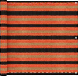 vidaXL - Balkonscherm - 90x500 - cm - HDPE - meerkleurig