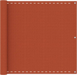 vidaXL - Balkonscherm - 90x500 - cm - HDPE - oranje