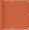vidaXL - Balkonscherm - 90x500 - cm - HDPE - oranje