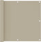 vidaXL - Balkonscherm - 90x500 - cm - oxford - stof - beige