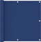 vidaXL - Balkonscherm - 90x500 - cm - oxford - stof - blauw