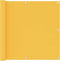 vidaXL - Balkonscherm - 90x500 - cm - oxford - stof - geel