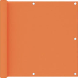 vidaXL - Balkonscherm - 90x500 - cm - oxford - stof - oranje