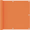 vidaXL - Balkonscherm - 90x500 - cm - oxford - stof - oranje