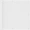 vidaXL - Balkonscherm - 90x500 - cm - oxford - stof - wit