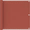 vidaXL - Balkonscherm - 90x600 - cm - HDPE - terracottakleurig
