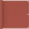 vidaXL - Balkonscherm - 90x600 - cm - HDPE - terracottakleurig