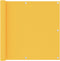 vidaXL - Balkonscherm - 90x600 - cm - oxford - stof - geel