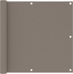 vidaXL - Balkonscherm - 90x600 - cm - oxford - stof - taupe