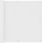 vidaXL - Balkonscherm - 90x600 - cm - oxford - stof - wit