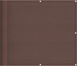 vidaXL - Balkonscherm - 90x700 - cm - 100% - oxford - polyester - bruin