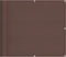 vidaXL - Balkonscherm - 90x700 - cm - 100% - oxford - polyester - bruin