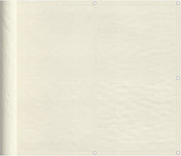 vidaXL - Balkonscherm - 90x800 - cm - 100% - oxford - polyester - crèmekleurig