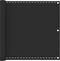 vidaXL - Balkonscherm - HDPE - 75x600 - cm - antraciet - en - wit