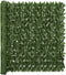 vidaXL - Balkonscherm - met - donkergroene - bladeren - 400x150 - cm