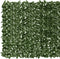 vidaXL - Balkonscherm - met - donkergroene - bladeren - 400x150 - cm