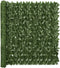vidaXL - Balkonscherm - met - donkergroene - bladeren - 400x75 - cm