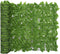 vidaXL - Balkonscherm - met - groene - bladeren - 400x100 - cm