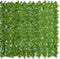 vidaXL - Balkonscherm - met - groene - bladeren - 400x150 - cm