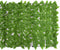 vidaXL - Balkonscherm - met - groene - bladeren - 500x100 - cm